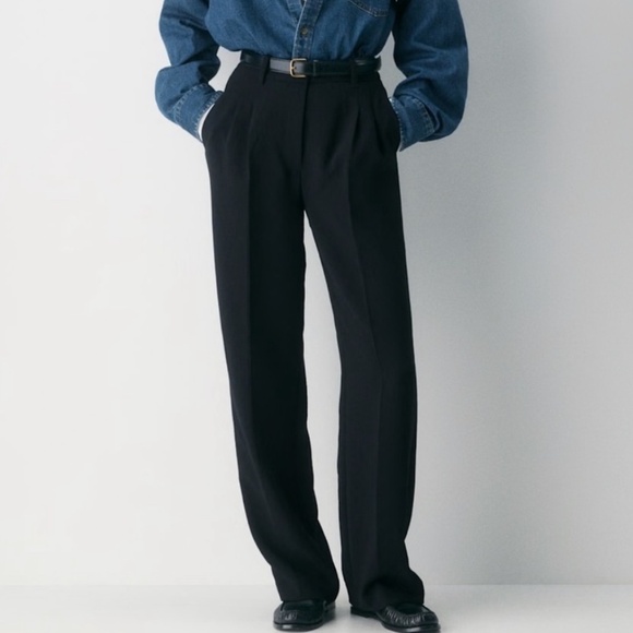 Aritzia Wilfred THE EFFORTLESS PANT - Black - Size 0 - Picture 1 of 8